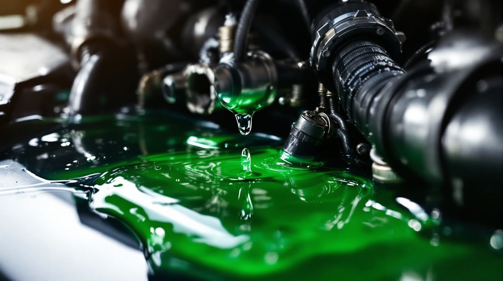 diagnostic et réparation de fuite de liquide de refroidissement
