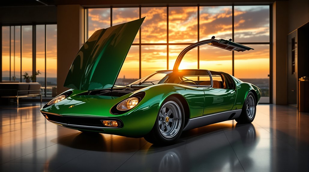 lamborghini miura conception de supercar révolutionnaire