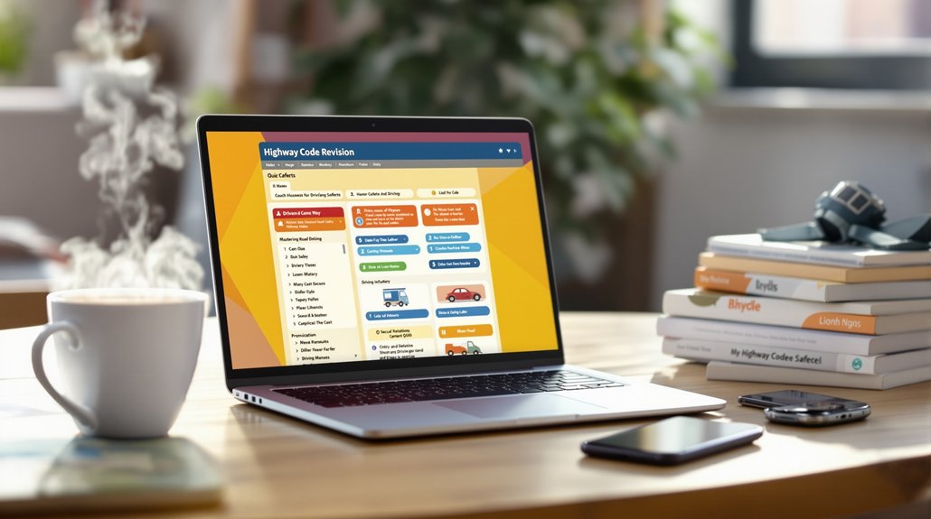 révisions pour le test de conduite en ligne