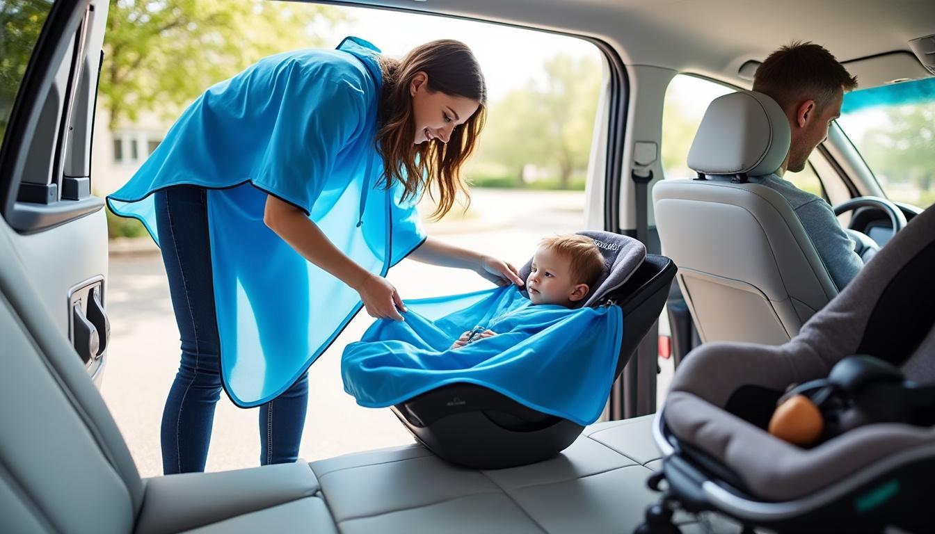 découvrez pourquoi un poncho bébé voiture est essentiel pour assurer la sécurité et le confort de votre enfant lors de vos trajets en voiture.