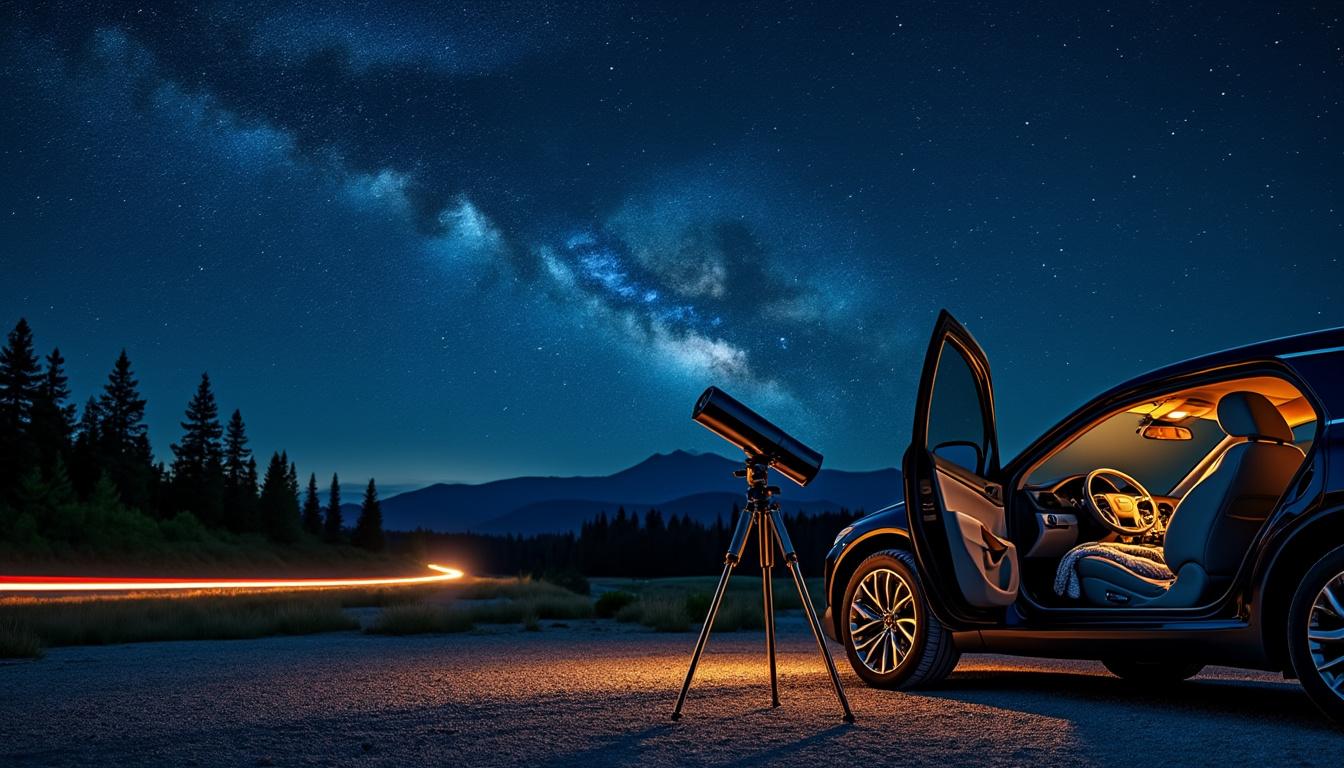découvrez notre guide complet pour observer un ciel étoilé magique tout en restant confortablement installé dans votre voiture. astuces, conseils et meilleurs endroits pour une expérience unique.