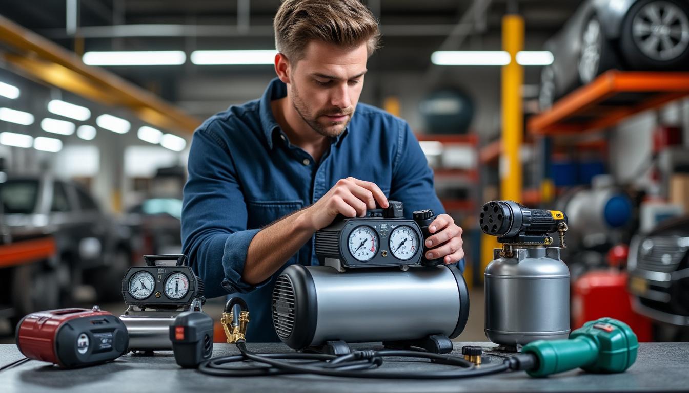 découvrez comment choisir le compresseur voiture idéal en fonction de vos besoins pour assurer une pression optimale et une utilisation facile.