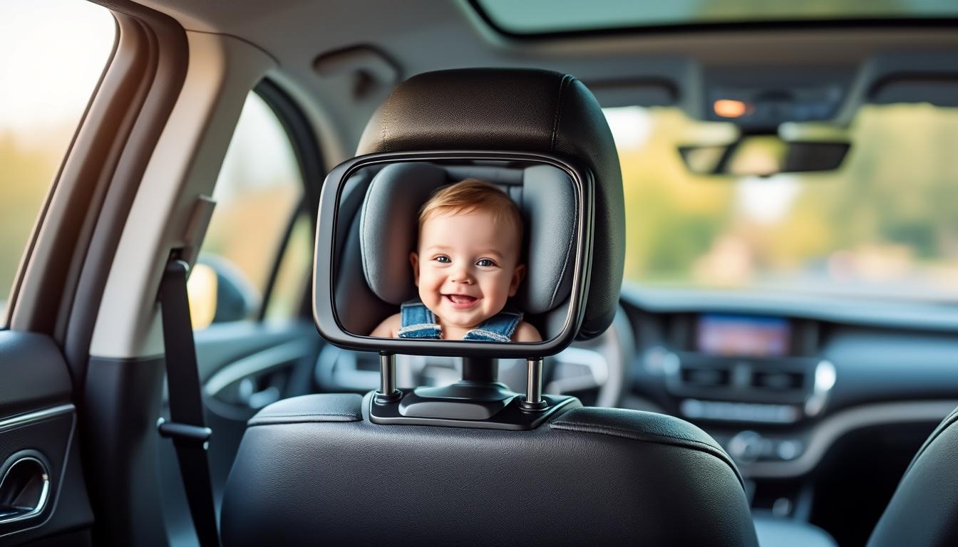 découvrez comment choisir le miroir voiture pour bébé idéal afin de garantir la sécurité et le confort de votre enfant lors de vos trajets en voiture.