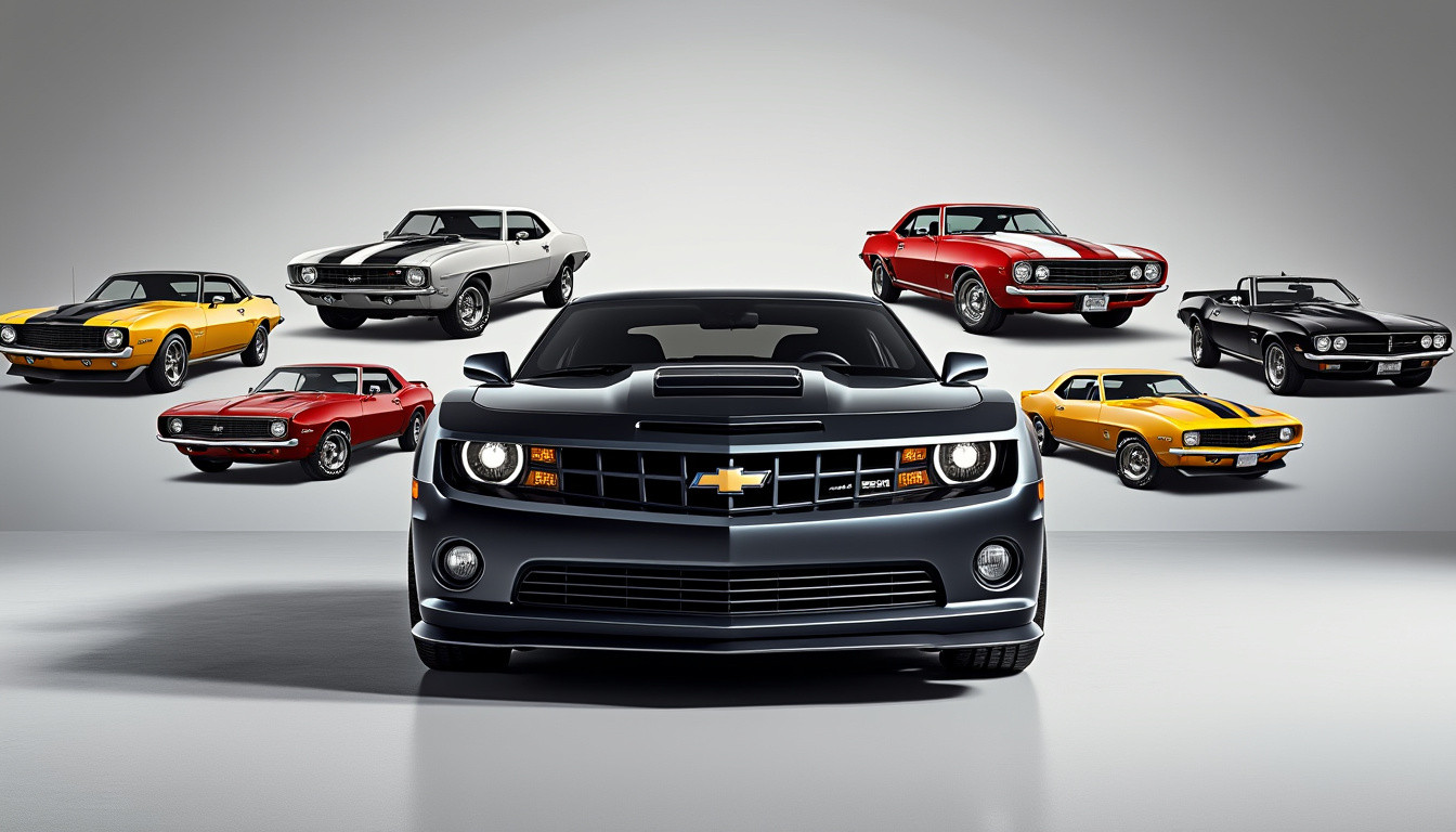 découvrez l'histoire complète de la chevrolet camaro, ses caractéristiques principales et les différents modèles qui ont marqué cette légende automobile.